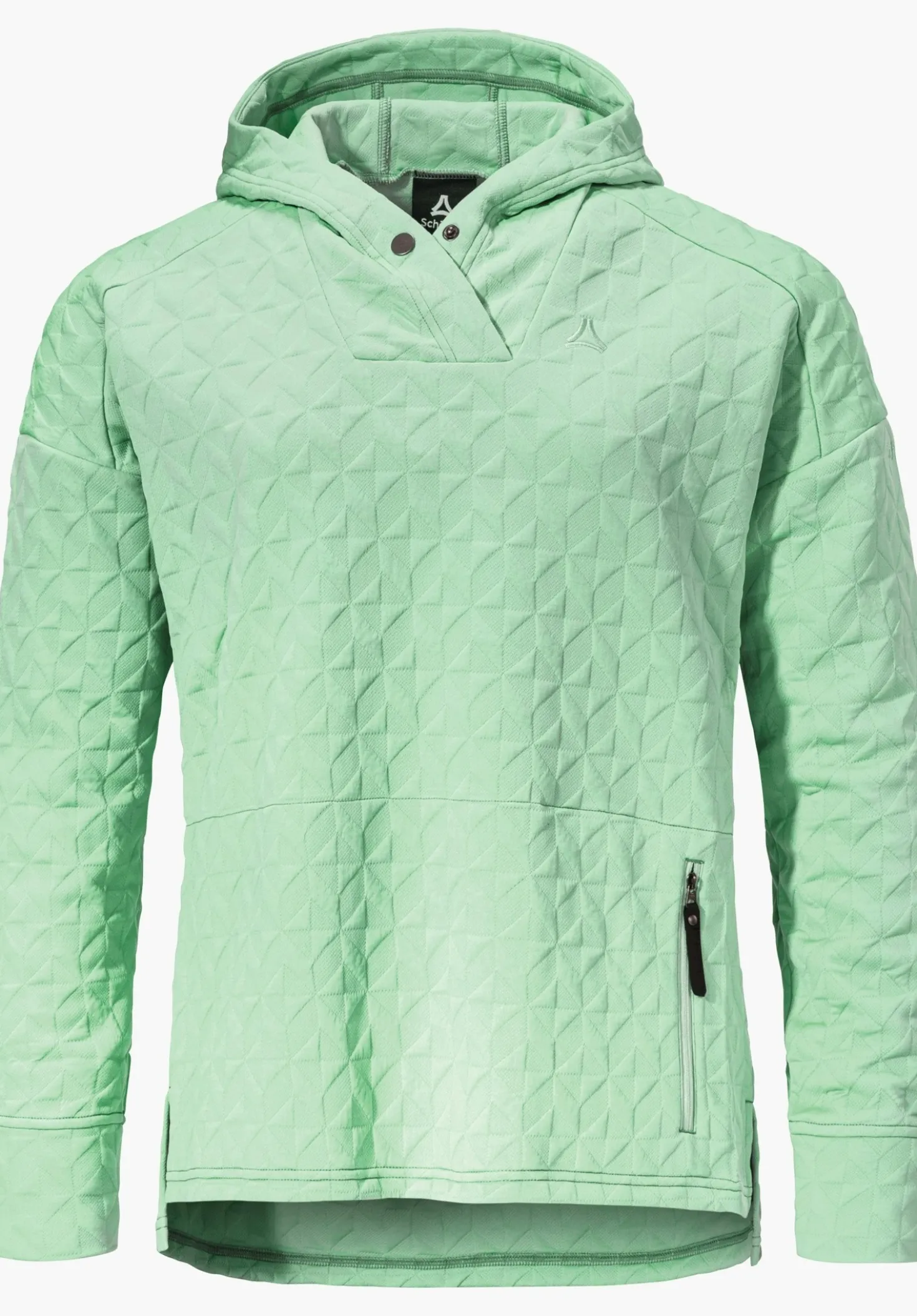 Jacquard Hoodie mit grafischer Struktur