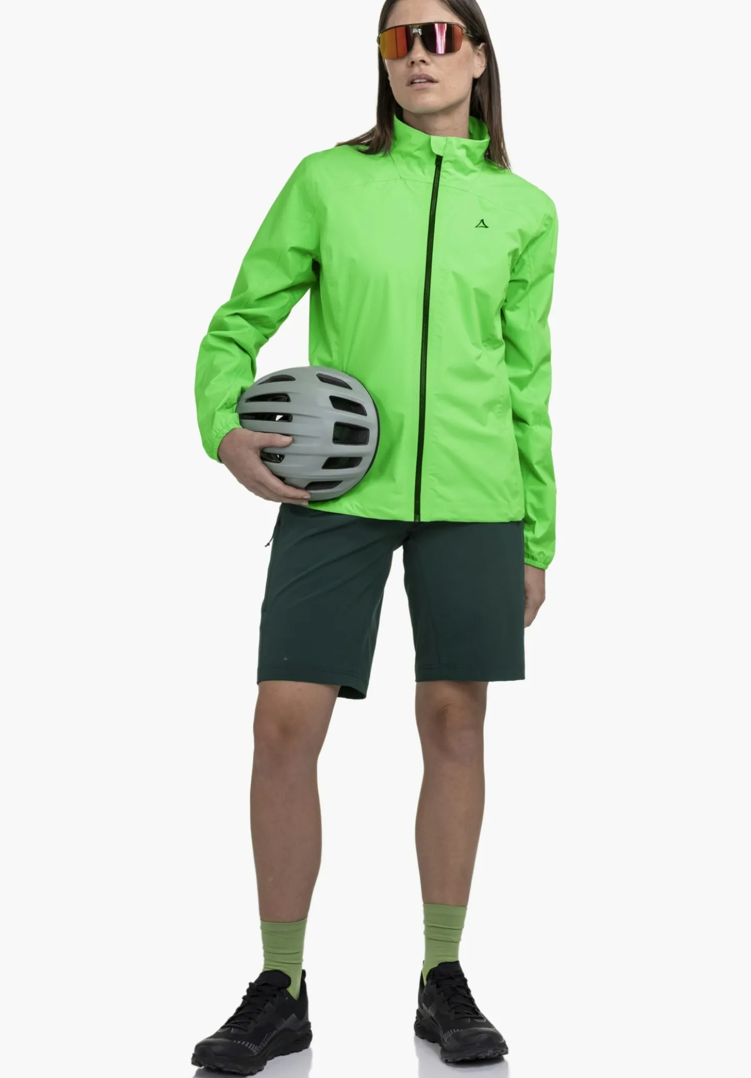 Kompakte Bike-Regenjacke