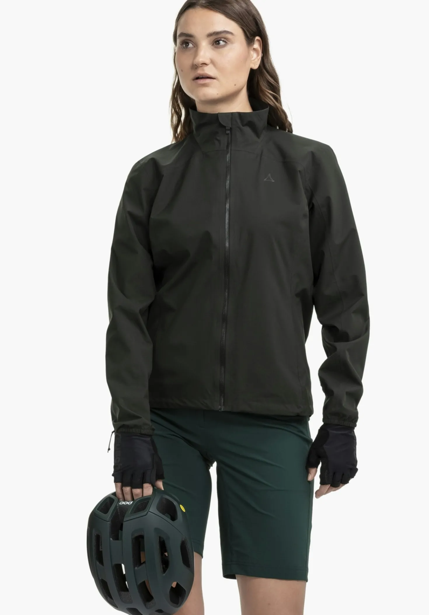 Kompakte Bike-Regenjacke