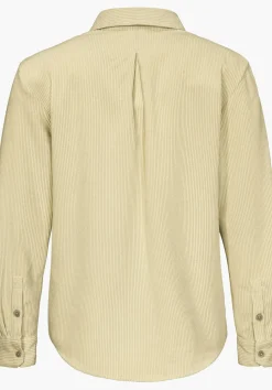 Kordbluse mit Overshirt-Charakter