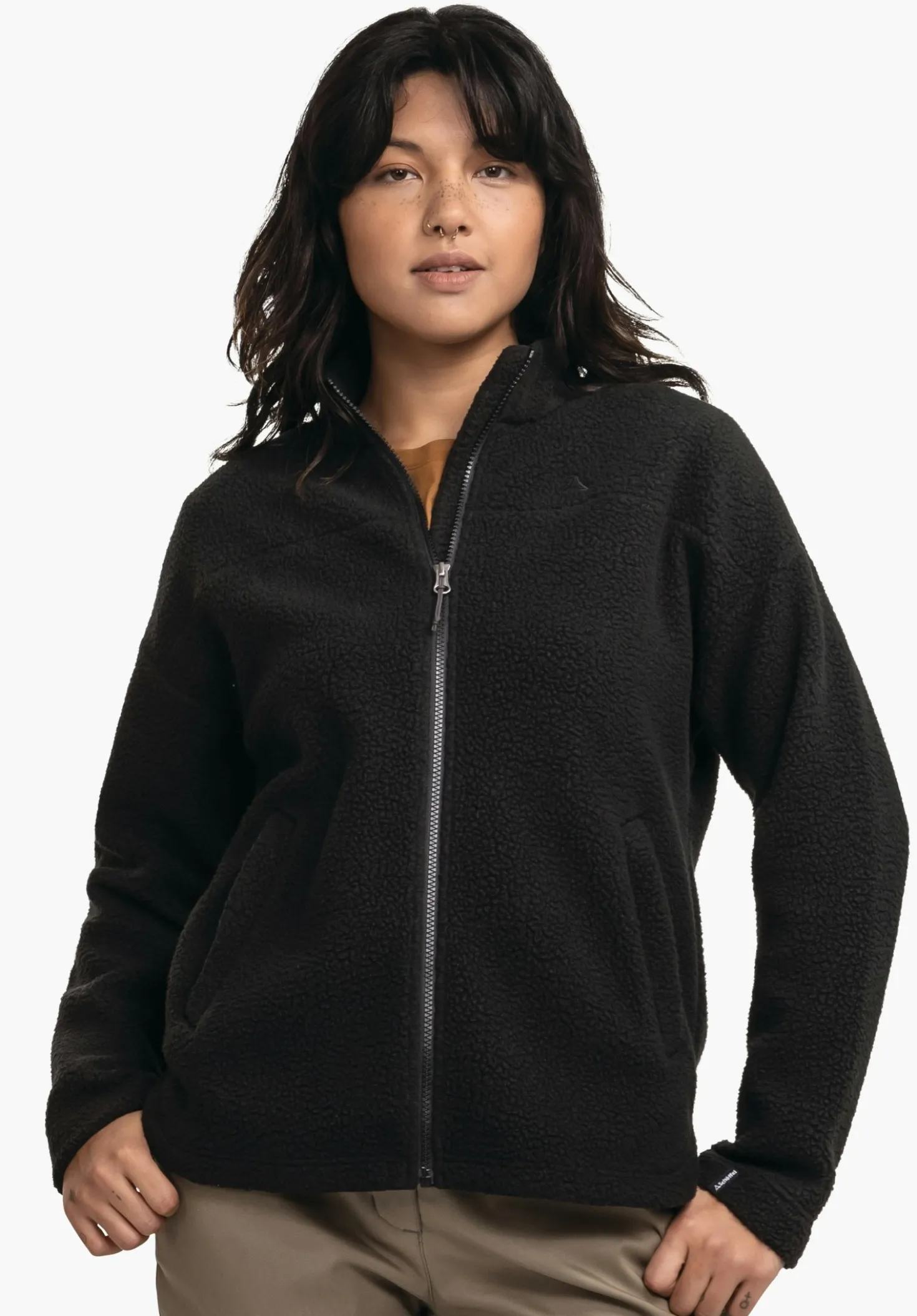 Kuschelig warme Sherpa Fleece Jacke
