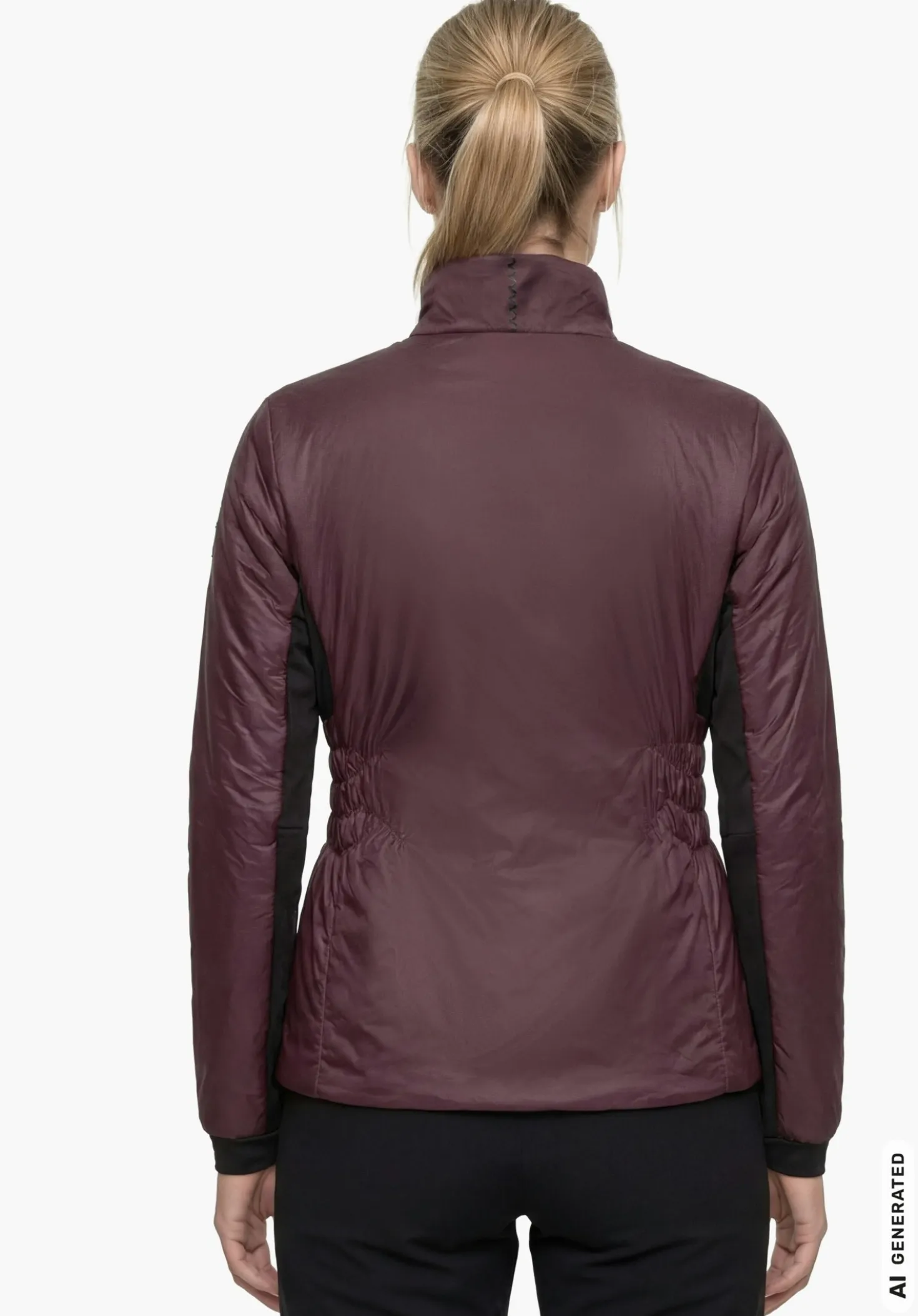 Leichte Hybridjacke mit winddichten Zonen