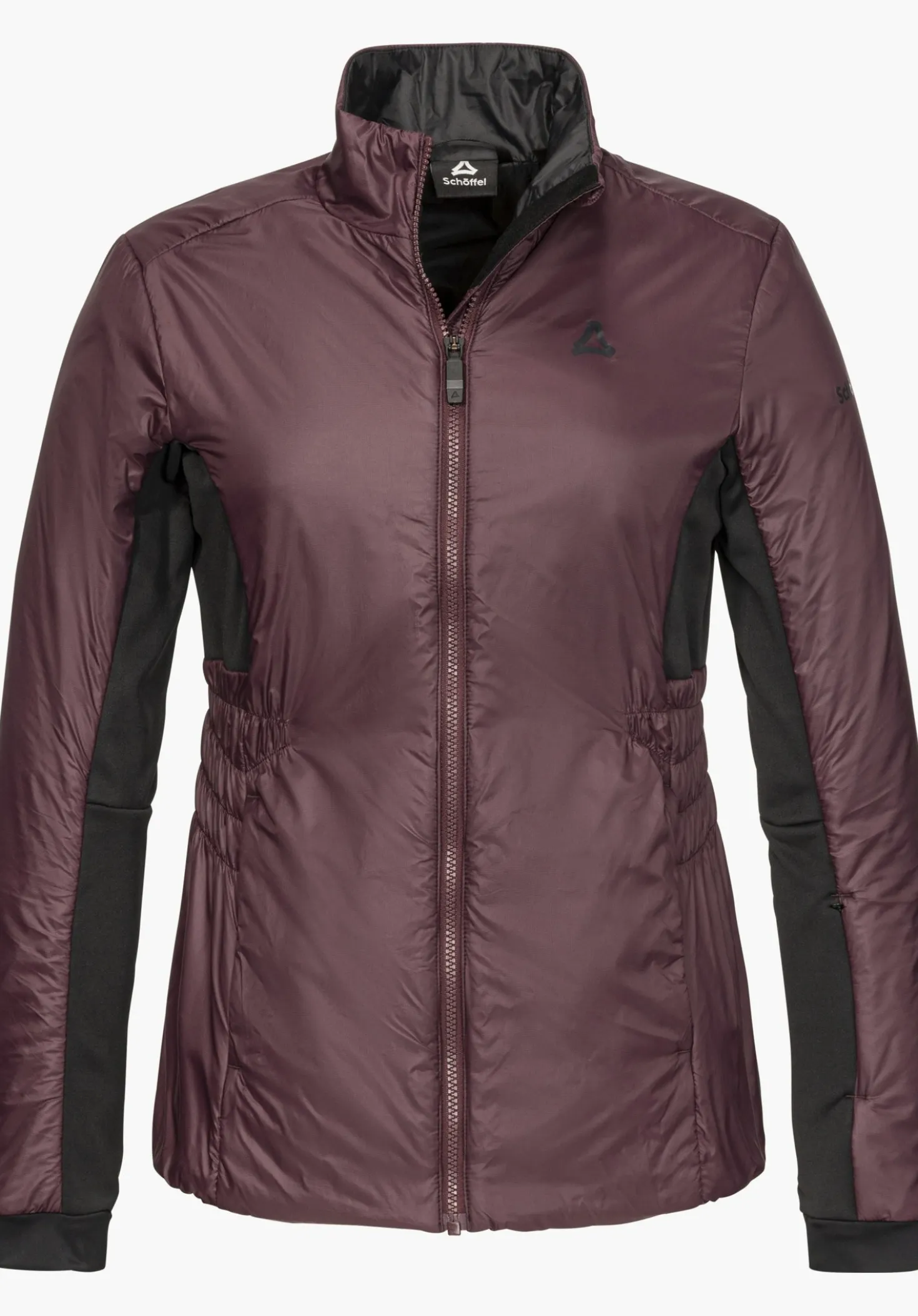 Leichte Hybridjacke mit winddichten Zonen