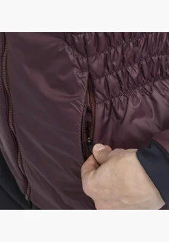 Leichte Hybridjacke mit winddichten Zonen