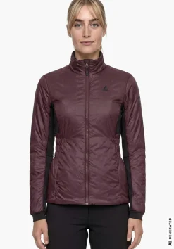Leichte Hybridjacke mit winddichten Zonen