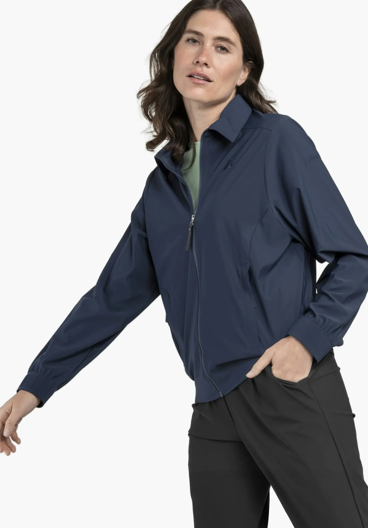 Leichte, knitterarme Travel-Jacke