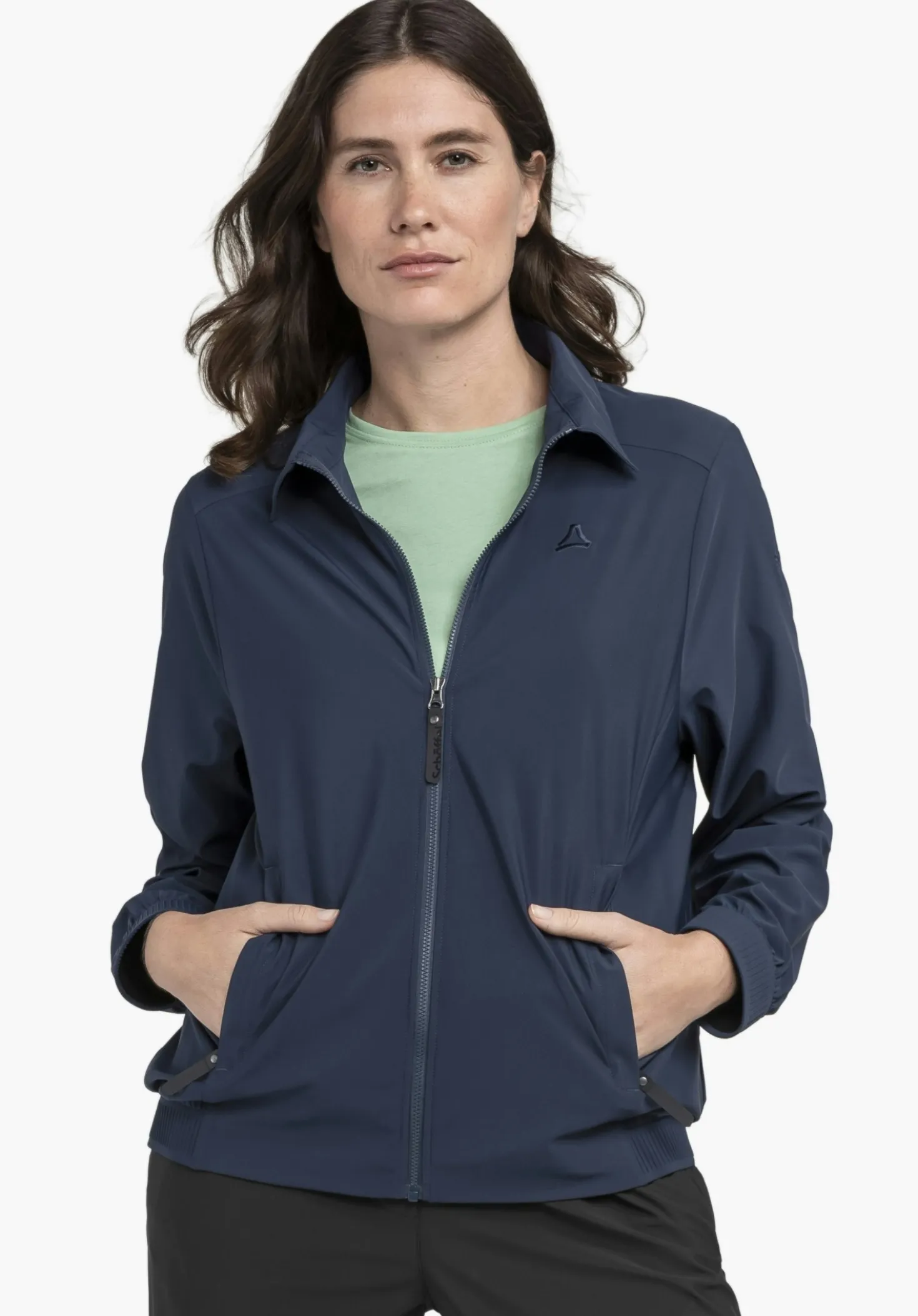 Leichte, knitterarme Travel-Jacke