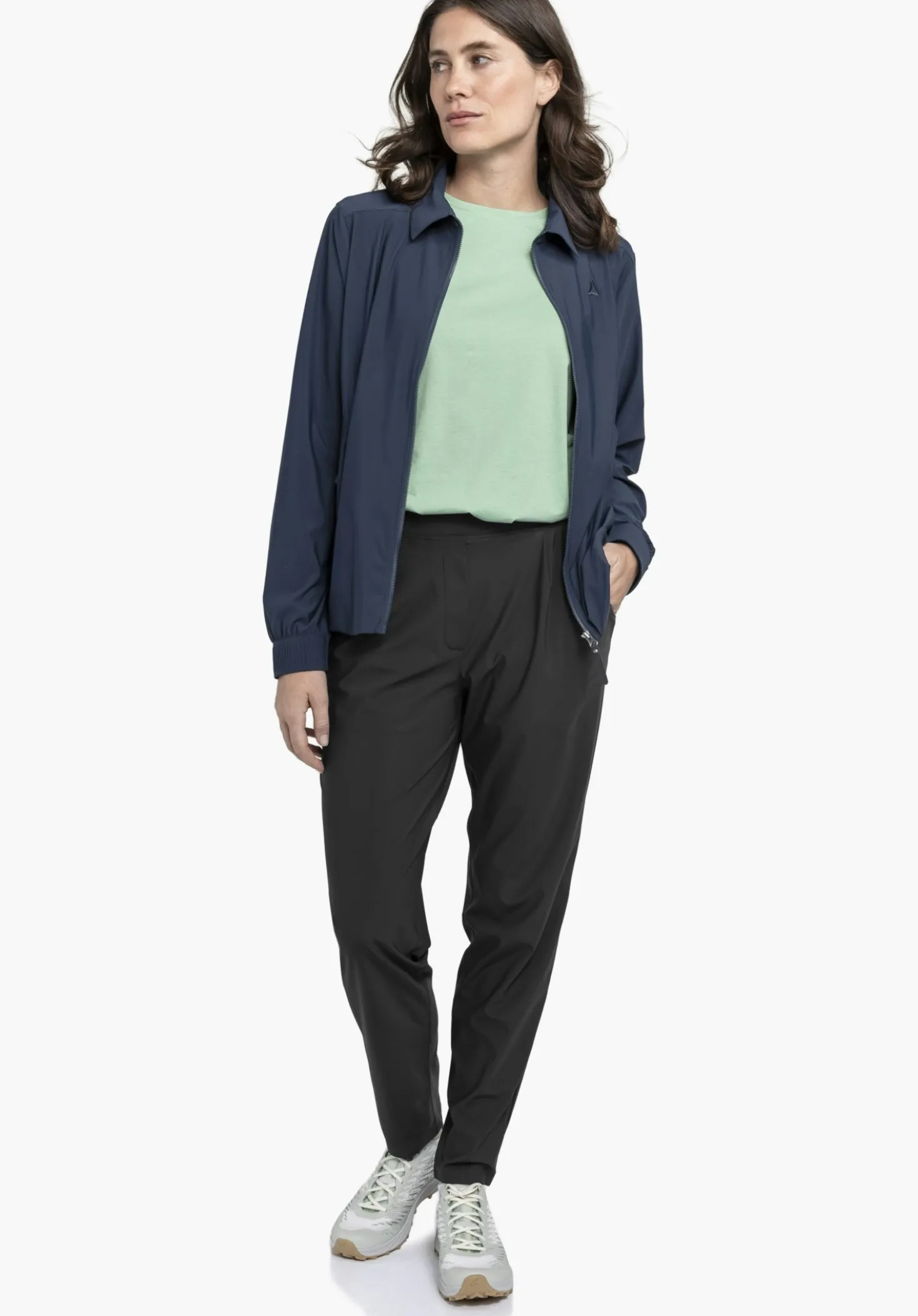 Leichte, knitterarme Travel-Jacke