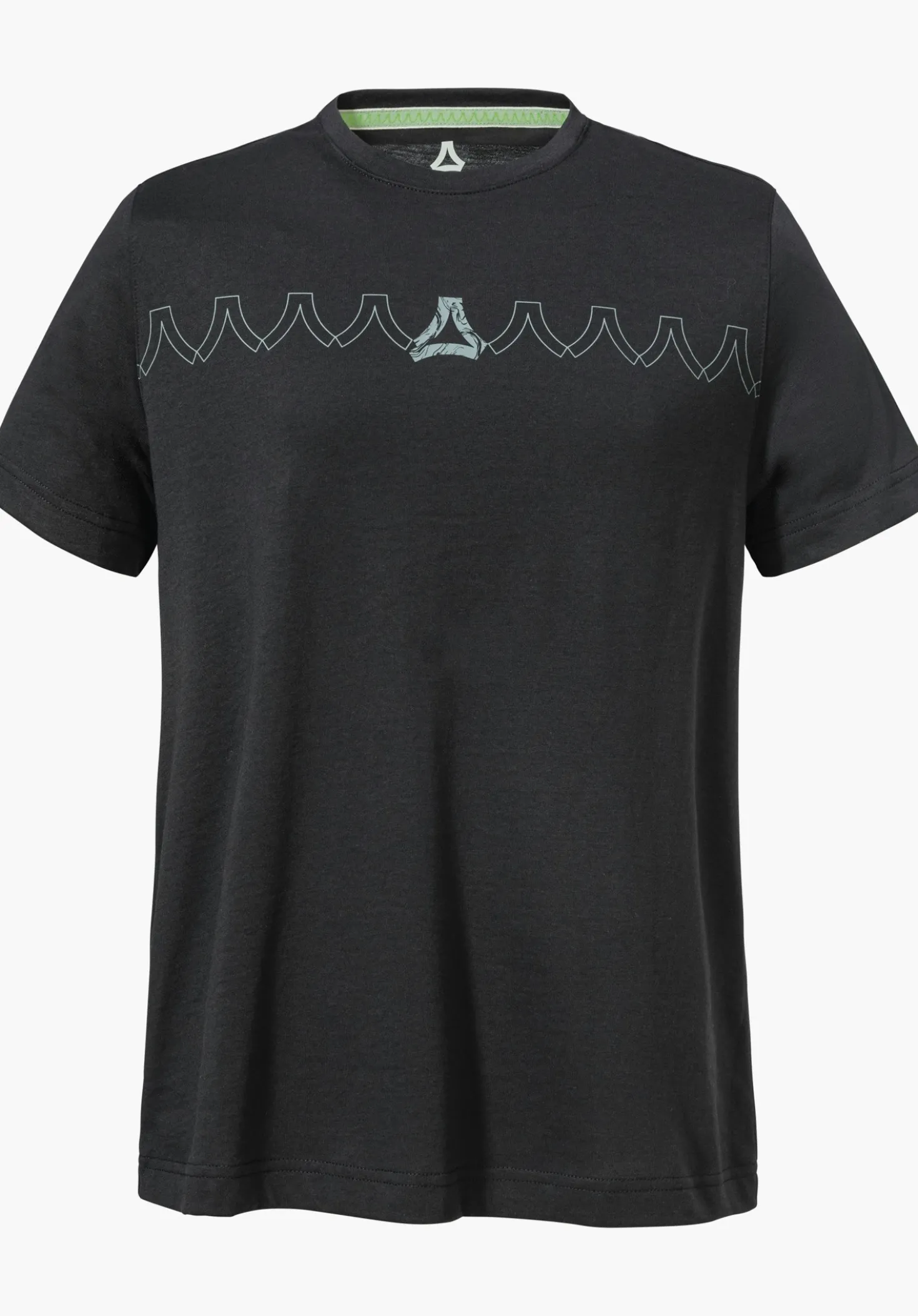 Leichtes T Shirt aus recyceltem Material