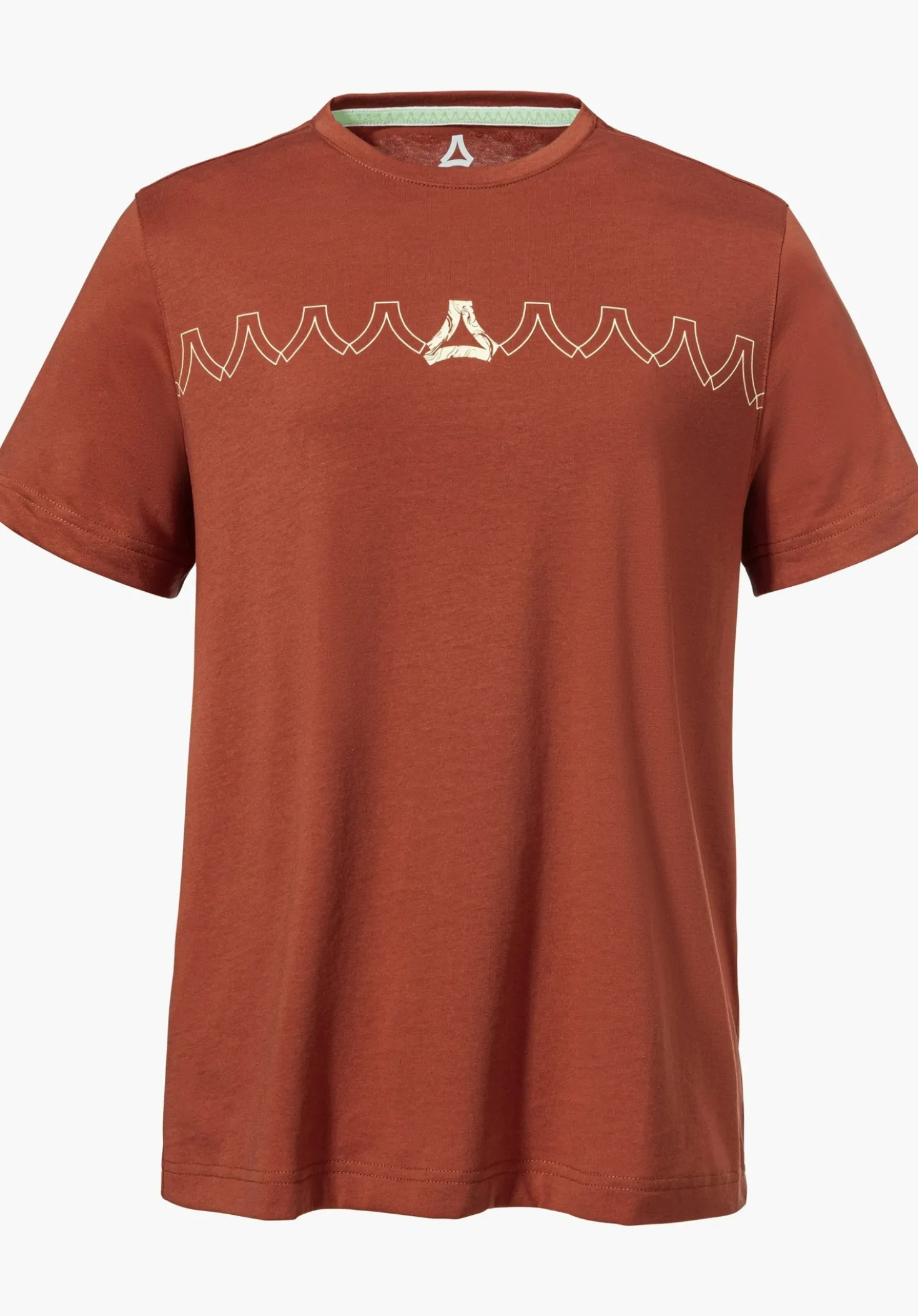 Leichtes T Shirt aus recyceltem Material