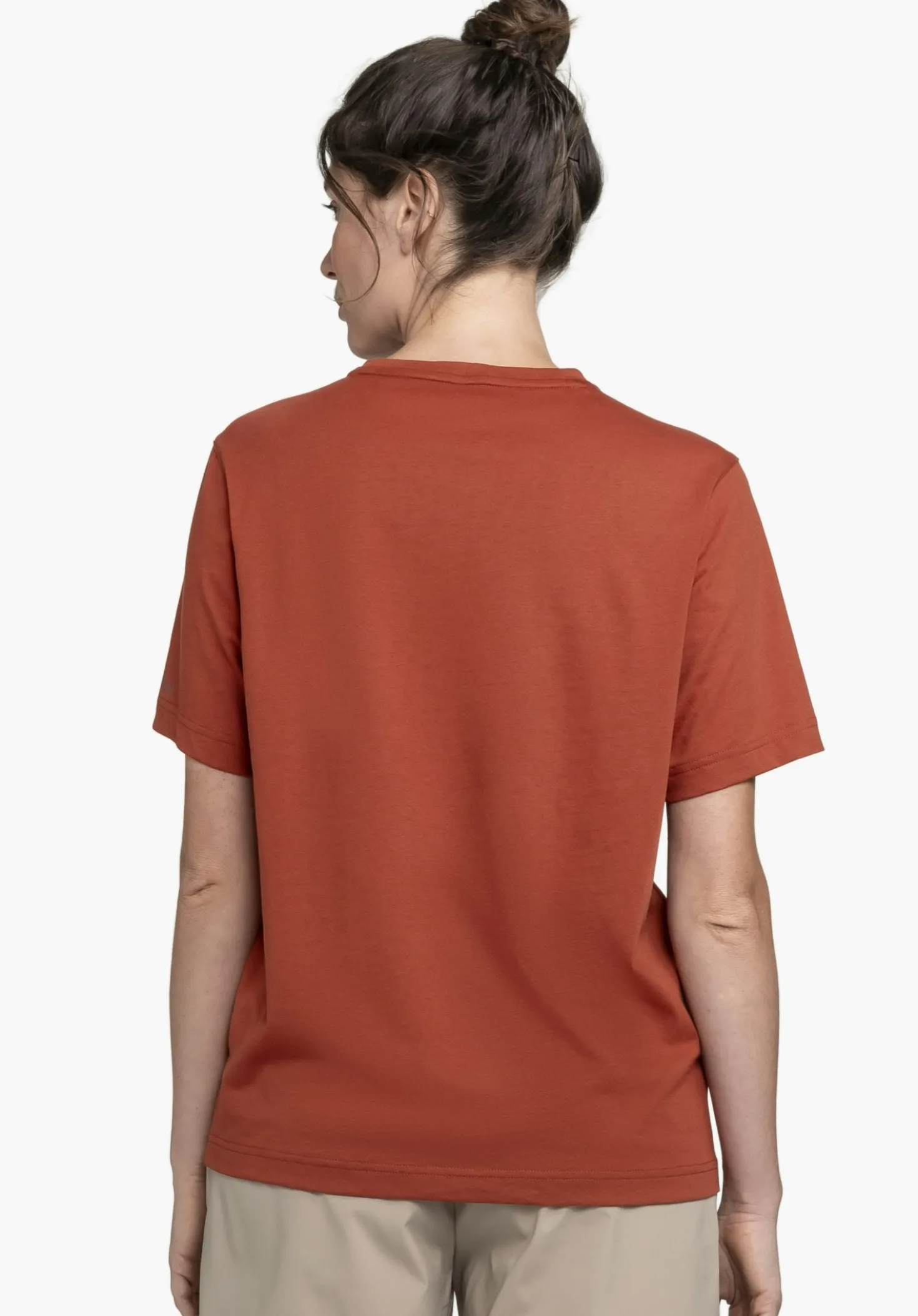 Leichtes T Shirt aus recyceltem Material