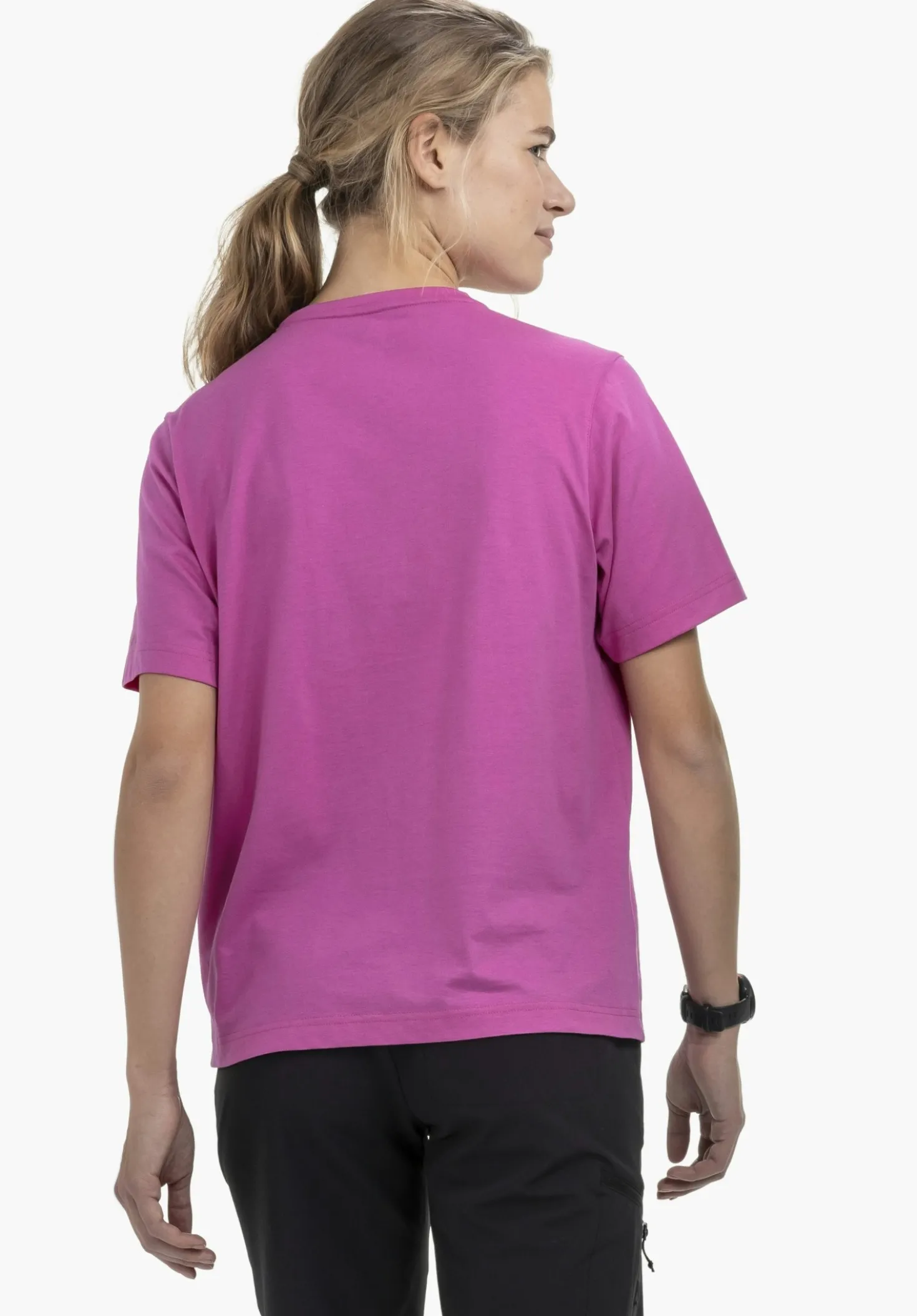 Leichtes T Shirt aus recyceltem Material