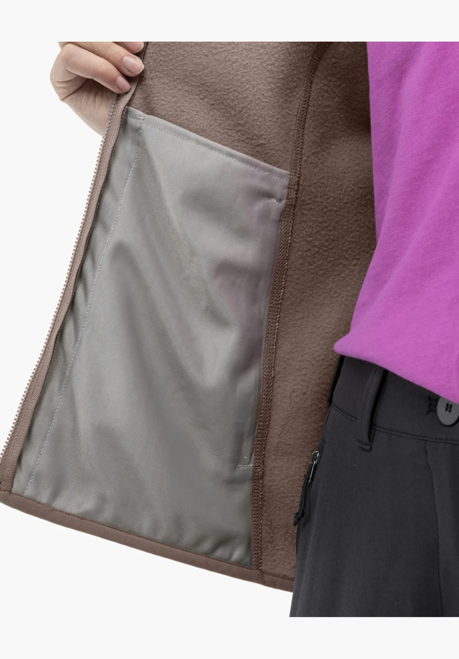 Leichte & wärmende Fleecejacke