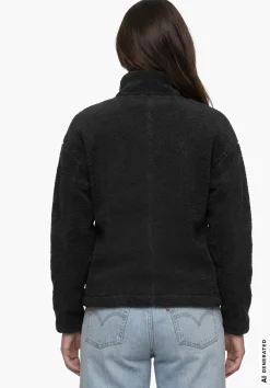 Lässiges Sherpa Fleece als Übergangsjacke