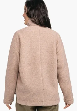 Lässiges Sherpa Fleece als Übergangsjacke