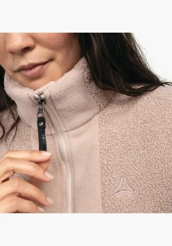 Lässiges Sherpa Fleece als Übergangsjacke