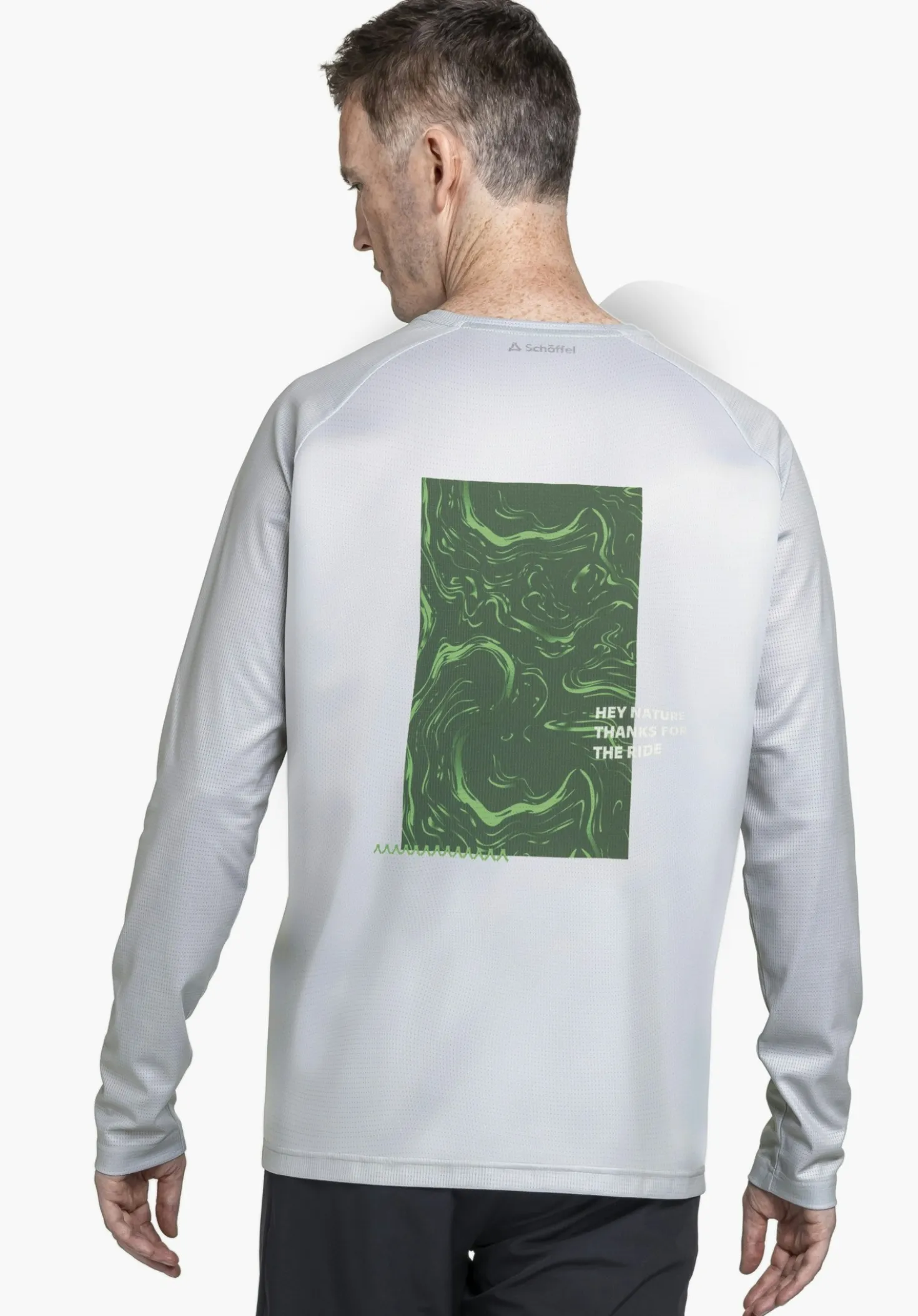 Lässig geschnittenes Bike-Longsleeve