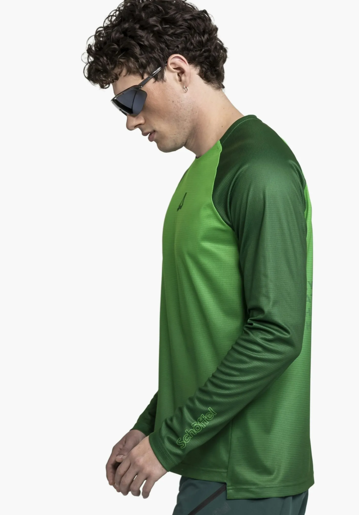 Lässig geschnittenes Bike-Longsleeve