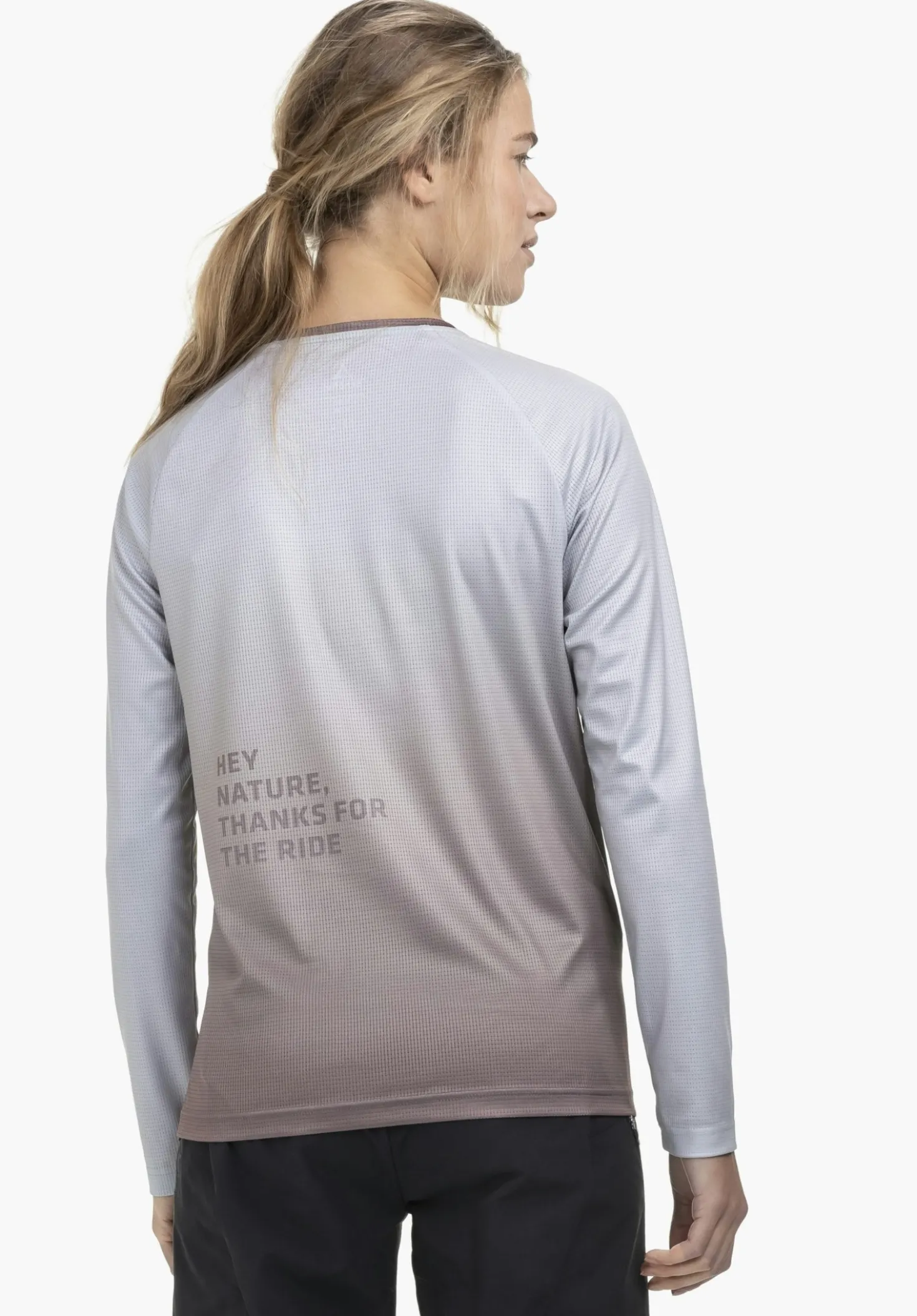 Lässig geschnittenes Bike-Longsleeve