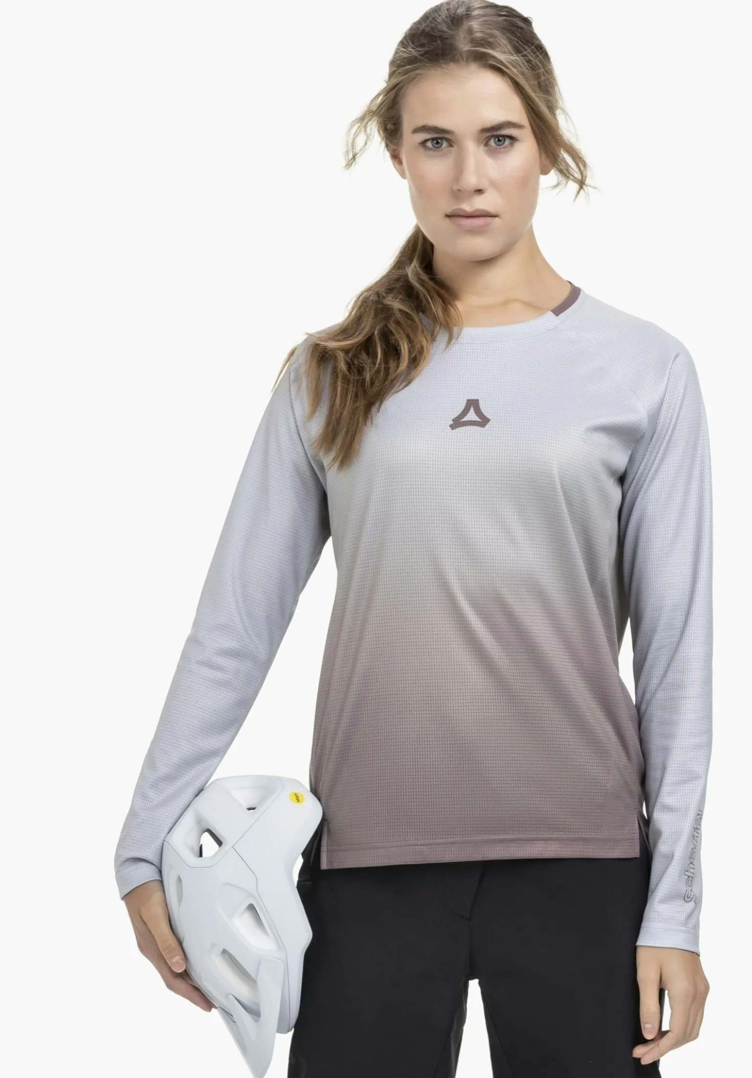 Lässig geschnittenes Bike-Longsleeve