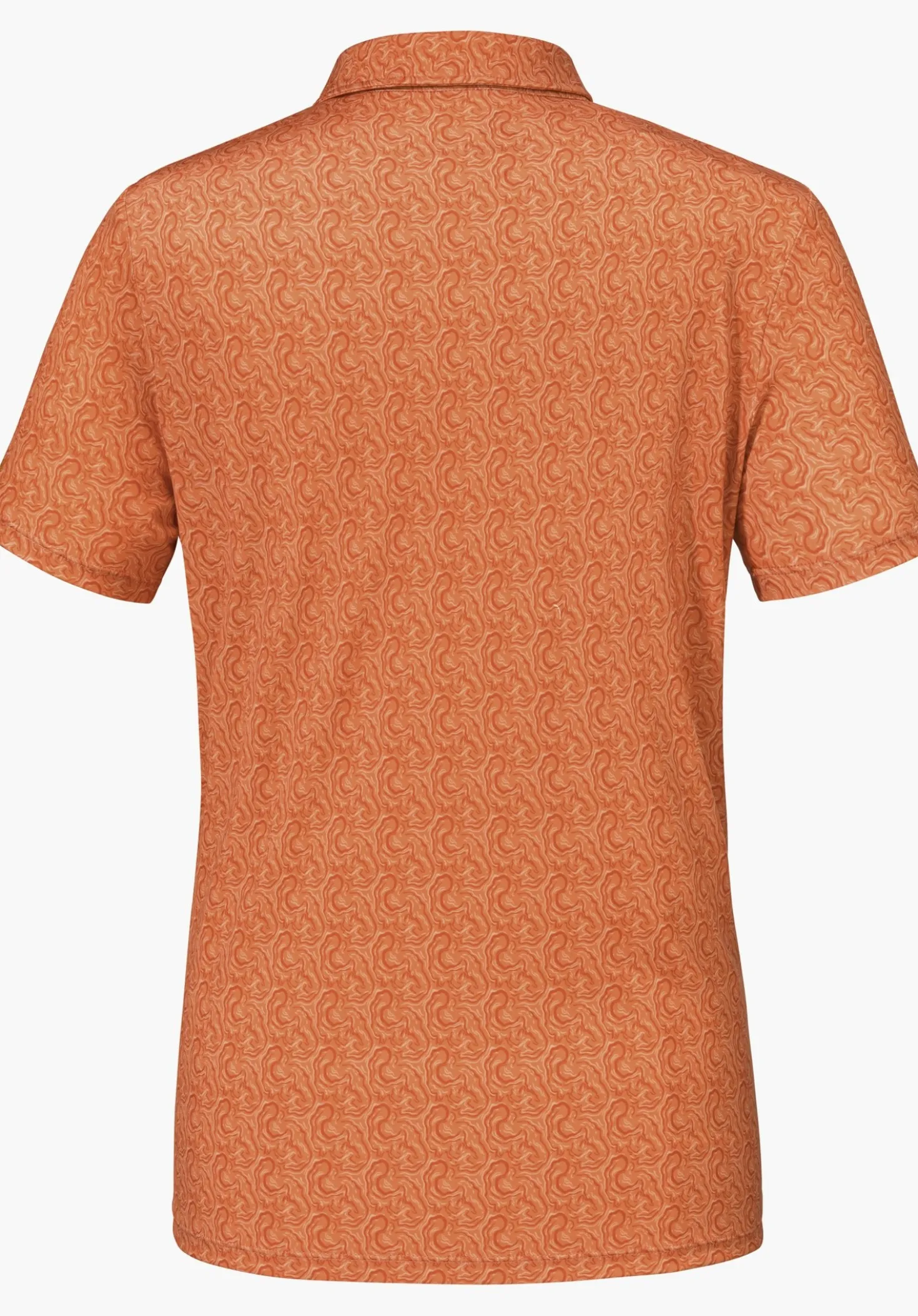 Luftiges Polo mit Allover-Print
