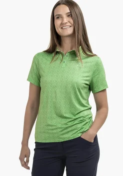 Luftiges Polo mit Allover-Print