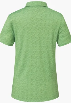 Luftiges Polo mit Allover-Print