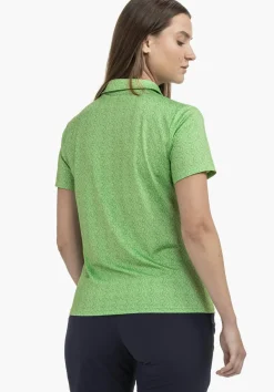 Luftiges Polo mit Allover-Print