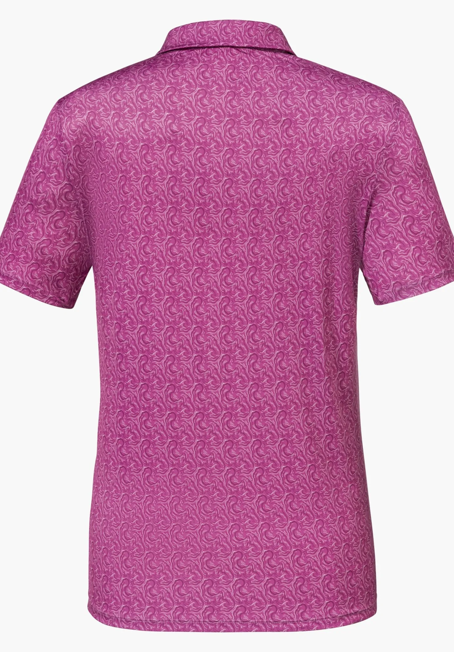 Luftiges Polo mit Allover-Print