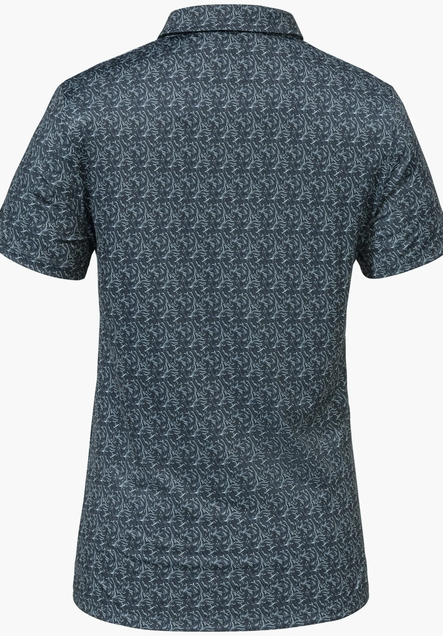 Luftiges Polo mit Allover-Print