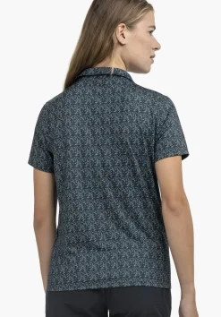 Luftiges Polo mit Allover-Print