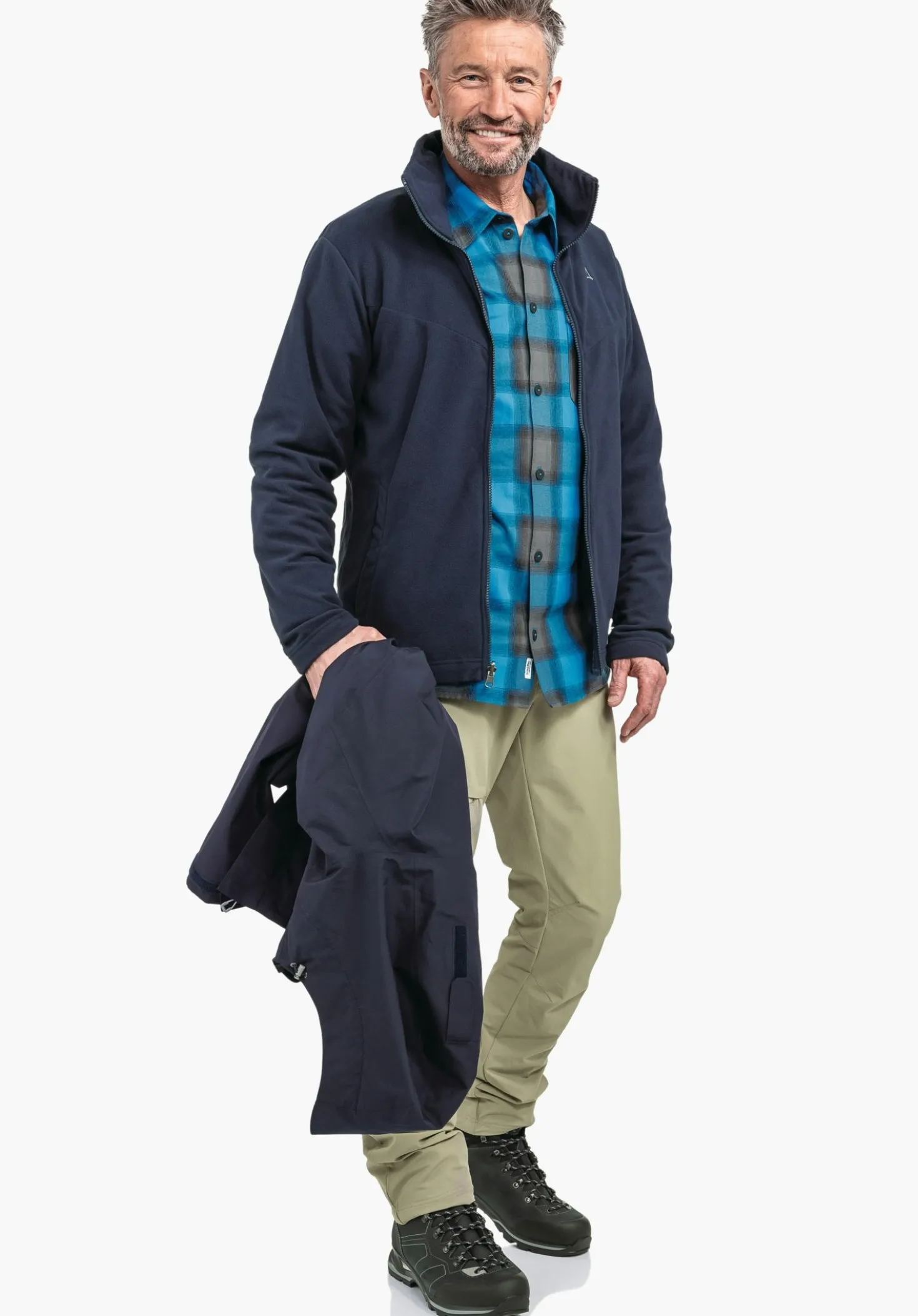Multifunktionale 3in1 Wanderjacke