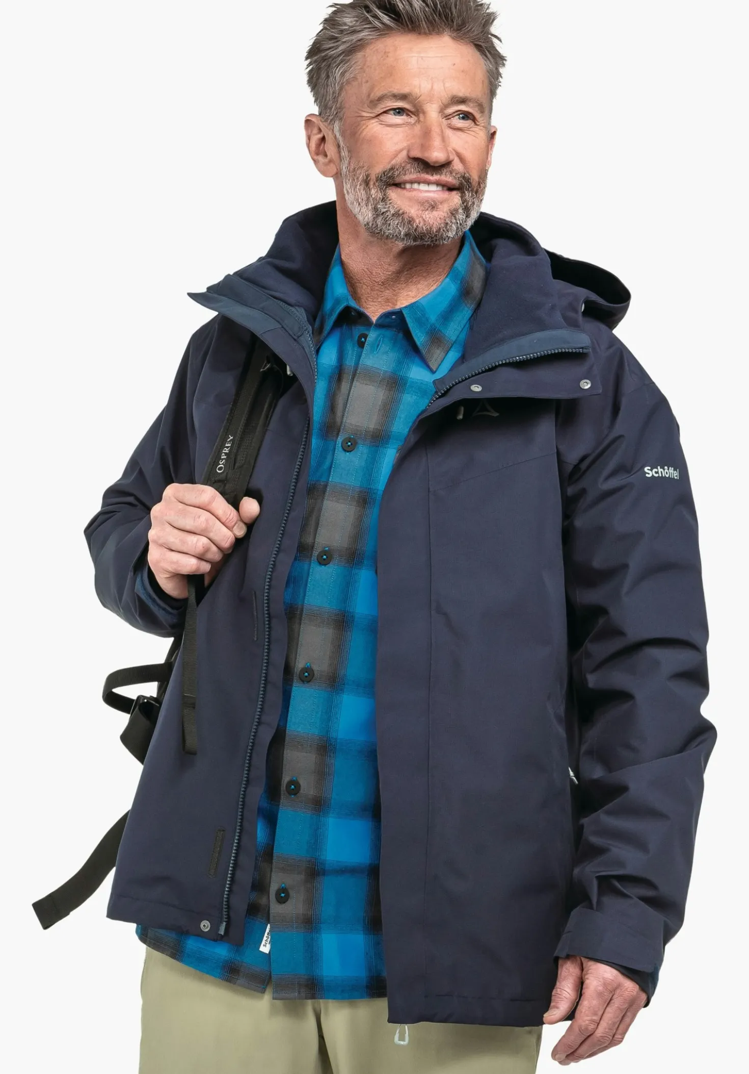 Multifunktionale 3in1 Wanderjacke