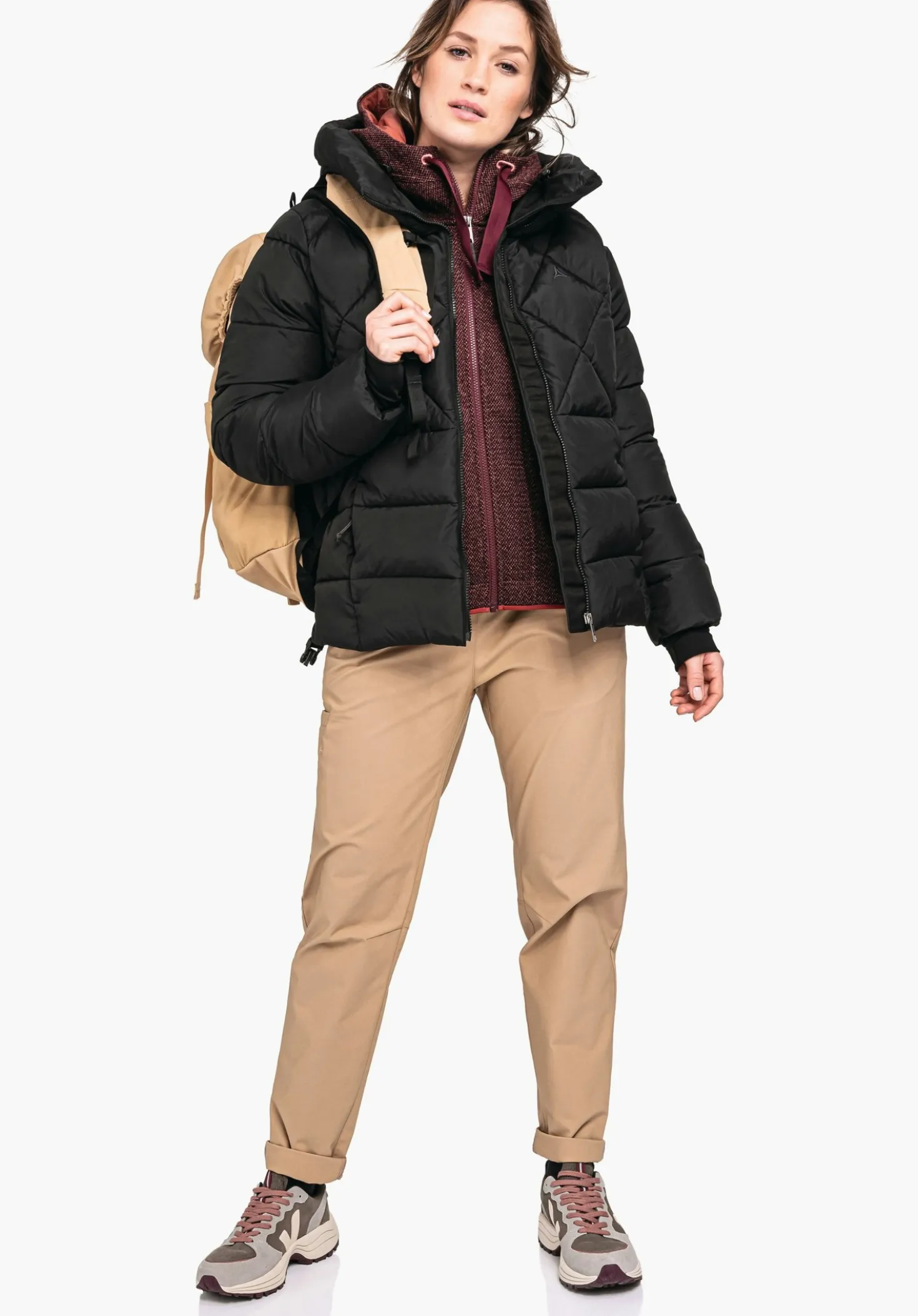 Pufferjacke mit synthetischer Isolierung