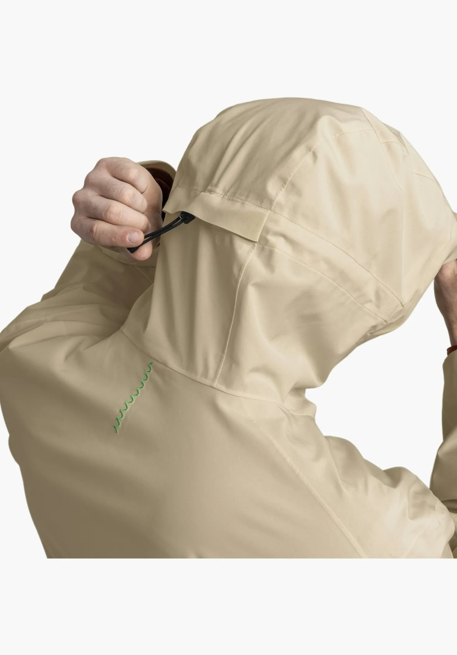 Recycelbare Regenjacke mit Stretch