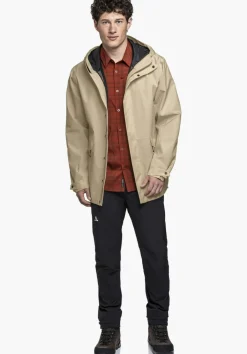 Recycelbare Regenjacke mit Stretch