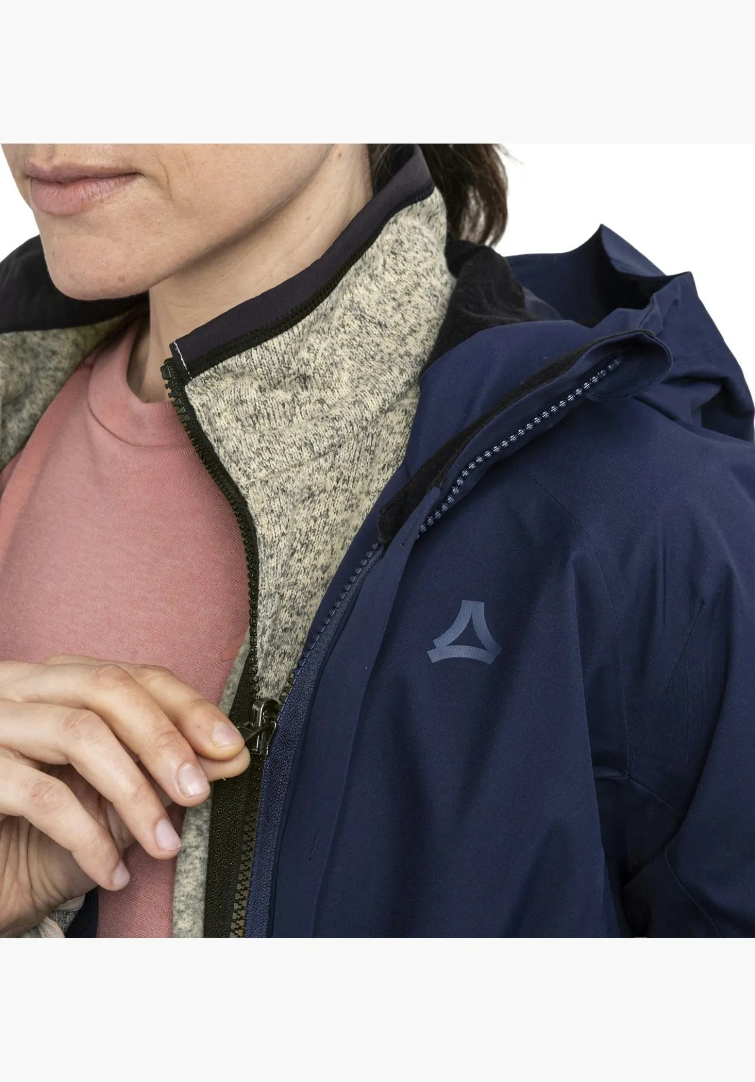 Recycelfähige ZipIn! Fleece Jacke
