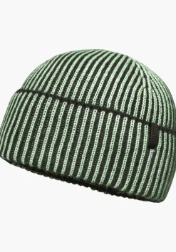 Rippstrick Mütze in 2 tone Optik