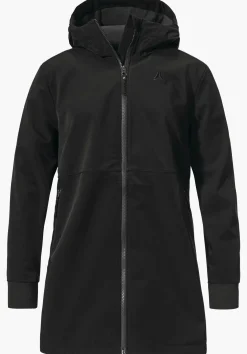 Softshell Kurzmantel mit Fleeceinnenseite
