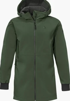 Softshell Kurzmantel mit Fleeceinnenseite