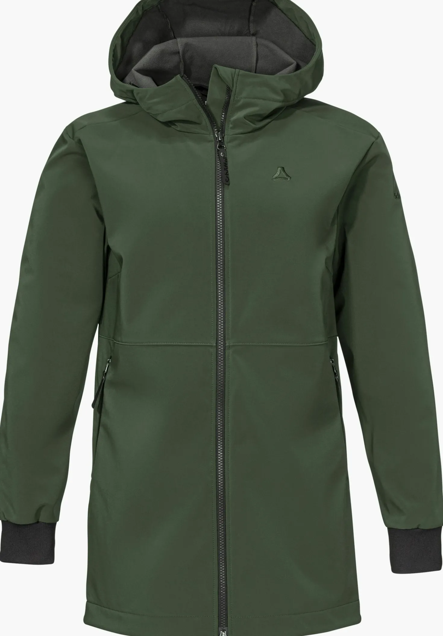 Softshell Kurzmantel mit Fleeceinnenseite