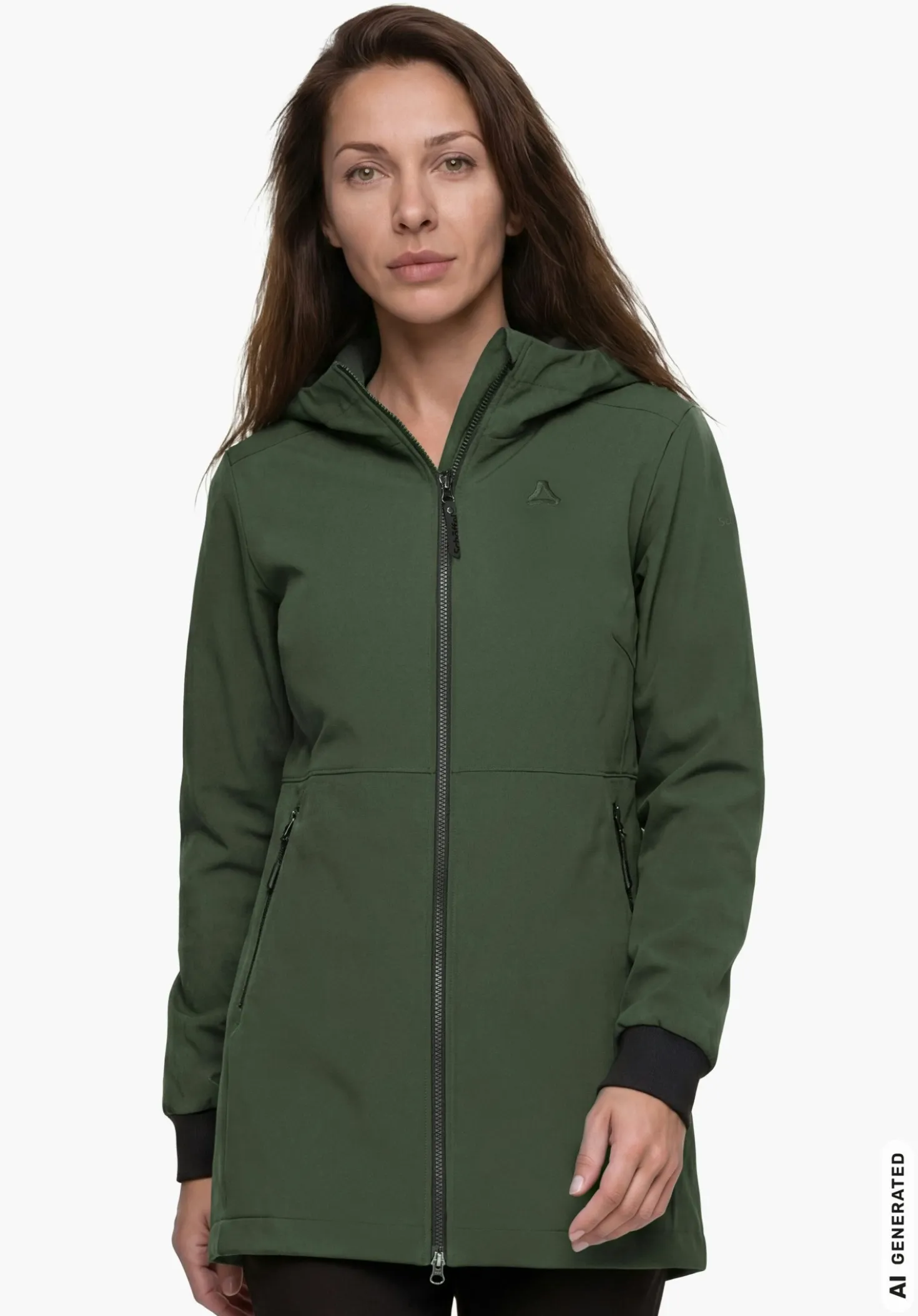 Softshell Kurzmantel mit Fleeceinnenseite