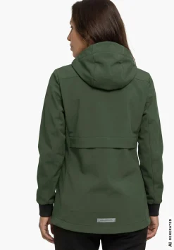 Softshell Kurzmantel mit Fleeceinnenseite