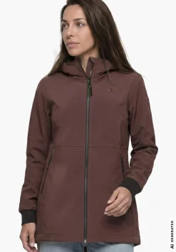 Softshell Kurzmantel mit Fleeceinnenseite