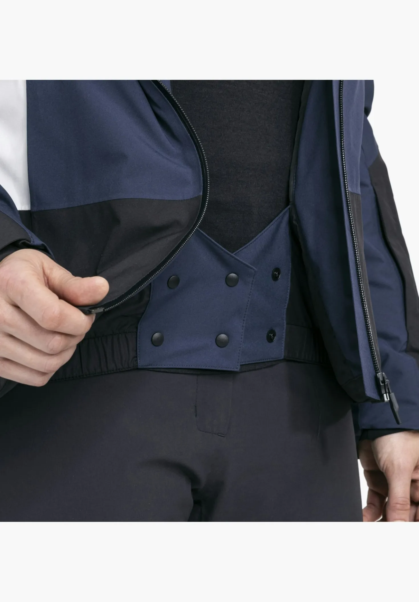 Sportlich-funktionale Basic Skijacke