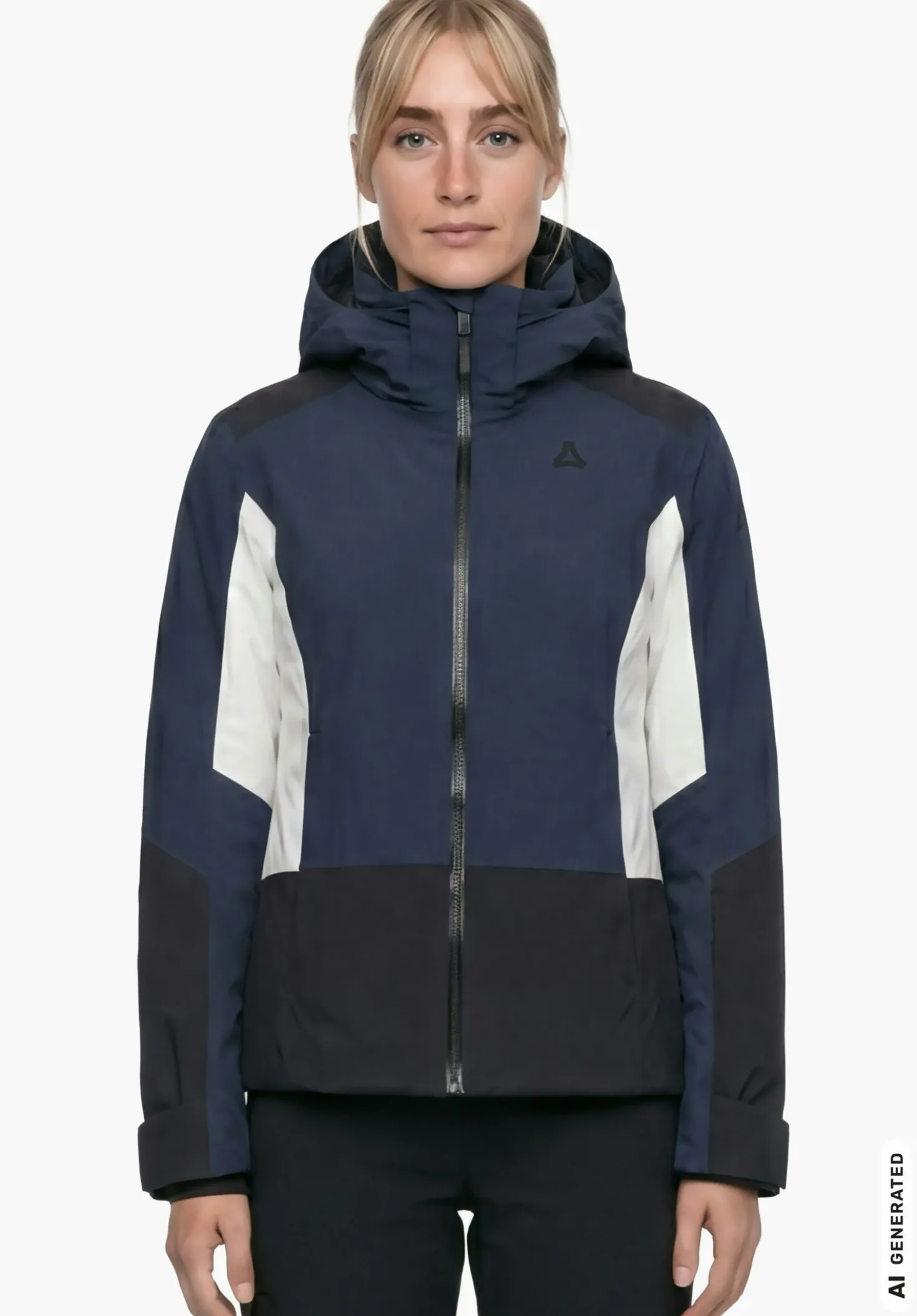 Sportlich-funktionale Basic Skijacke