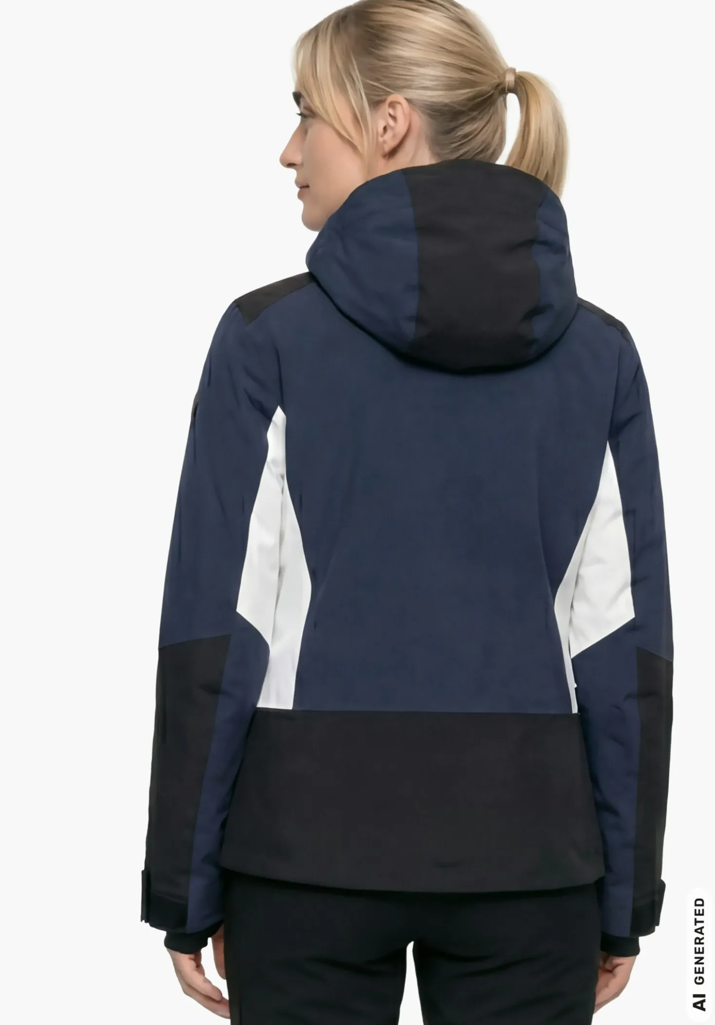 Sportlich-funktionale Basic Skijacke