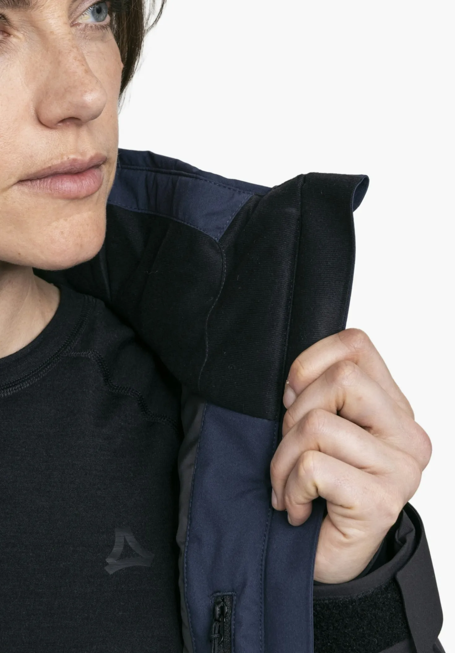 Sportlich-funktionale Basic Skijacke