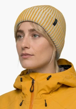 Strickmütze mit Fleece-Stirnband