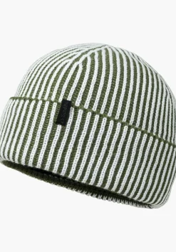 Strickmütze mit Fleece-Stirnband